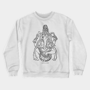 Lord Ganesha Indian God Crewneck Sweatshirt